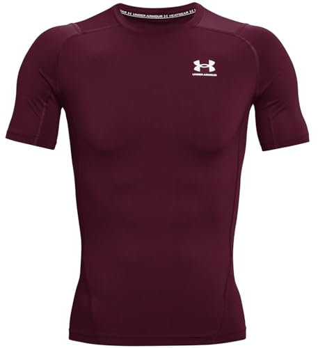 Under Armour HG T-Shirt rotrot, XL Herren