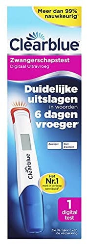 Clearblue - Tests De Grossesse Ultra Précoces - 6 Jours D'avance - 1 Pièce