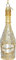 SIKORA BS555 Champagner Flasche Christbaumschmuck Glas Figur Weihnachtsbaum Anhänger