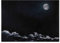 Holyart Hintergrund für DIY-Krippe nächtlicher Himmel mit Mond 70x100 cm