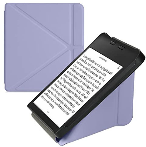 kwmobile Étui Compatible avec Kobo Libra 2 Coque - Étui à Rabat magnétique Tablette eReader Similicuir - Lavande