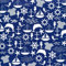 Maritim - Luxus Geschenkpapier - Geschenkpapier - 300 x 70 cm - 5 Rollen