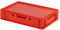 E1 Kisten 600x400x125 mm Fleischkasten Lagerkiste Metzgerkiste in rot mit Deckel
