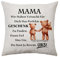 Aconesong Mama Kissenbezug - Geschenke für Weihnachten, Muttertag, Geburtstag von Tochter, Sohn und Kindern (Mama-Uns)