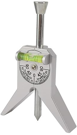 Pipe Center Finder, Pipe Marker Centering Tool, Center Finder Tool to Measure Pipe Diameter Over 0.5 and Up, Pipefitter Tools with Y-Type Base & Adjustable Dial Bubble Protractor