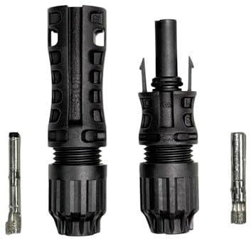Stäubli MC4 EVO 1500V | 50x Stecker & Buchse für 4-6mm² Solarkabel | Solarstecker MC4 | PV Stecker MC4 | Solarstecker-Set | IP67 | 4-6mm² | MULTILAM Technologie | Hochleistung 1500V
