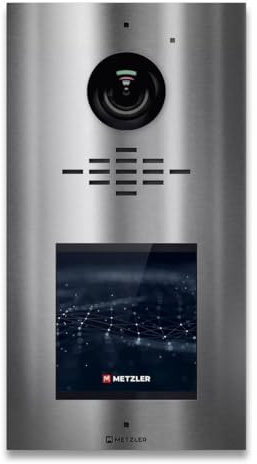 Metzler VDM10 2.0 modulare Video Türsprechanlage Edelstahl - 2-Draht - Türklingel mit HD-Kamera, 1-500 Parteien Sprechanlage - Ein- und Mehrfamilienhaus, Smartphone App | Horizon