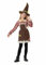 maxToonrain Kids Scarecrow Costume Girls 2 PCS Long Sleeve Scarecrow Dress with Sunflower Straw Hat for World Book Day Halloween Christmas (Medium, 6-8 Year)