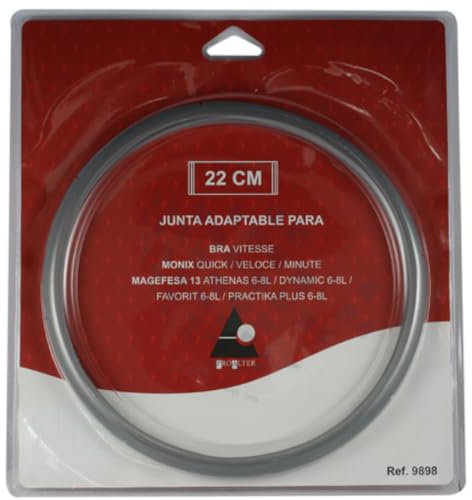 ALGOMAS® Junta de Olla a Presión de Silicona | Compatible con Bra, Monix, Magefesa, Vitesse, Quick, Favorit, Active Pro y Más | Modelos Desde 2013