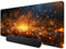 Orange Farbe Mauspad, Gaming Mauspad 700 x 300 mm, Groß Mauspad Gaming mit Motiv, XXL Mauspad Traum mit Rutschfeste Gummibasis, Mouse Pad mit Einer Speziellen Oberfläche für Gaming, Büro, Zuhause R-3