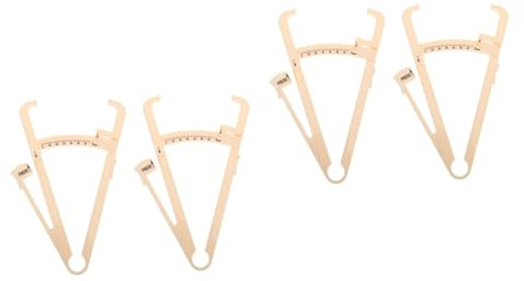 Healeved 4piezas Calibrador De De Piel Para Medición De Pliegues Cutáneos Herramienta De Antropometría Para Control De Peso y Fitness Para Hombres y Mujeres