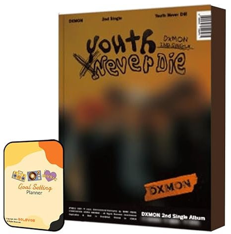 Youth Never DIE DXMON Album [01 ver.]+Pre Order Benefits+BolsVos K-POP Inspired Freebies (2nd Single Album)