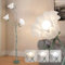 ELINKUME Blume Stehlampe Wohnzimmer,LED Stehleuchte mit Flexiblem Schwanenhals,3 Köpfe Standleuchte Leselampe mit 3 Farben Temperaturen für Schlafzimmer Büro Ecke Home Decor (E27 Birne)