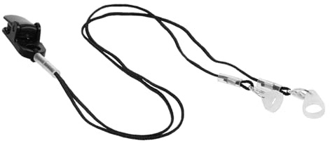 EXHUMKY Cordon Anti Perte Pour Amplificateur Auditif Clip De Fixation Pour Contour D'Oreille Lanière Avec Anneaux En Silicone Maintien Stable Autour Du Cou