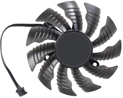 Tarjeta gráfica 82 mm 3 Pin 12V Cooler Ventilador de Repuesto Accesorios Tarjeta Gráfica Ventilador de refrigeración para GTX1650 Super ITX