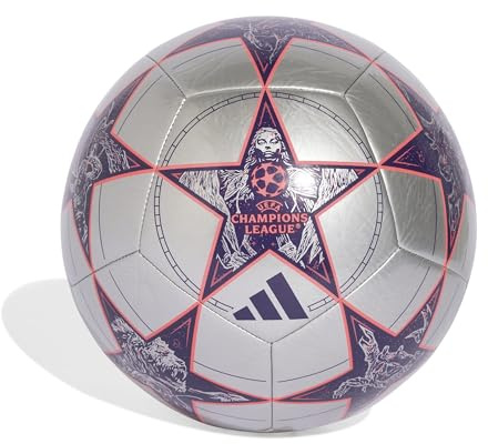 adidas UEFA Champions League Club Ball JP1539, Unisex Footballs, Silver, 4 EU