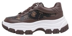 GUESS Runner Berrett 4G Logo Peony FLFBRTPEL12 Brown