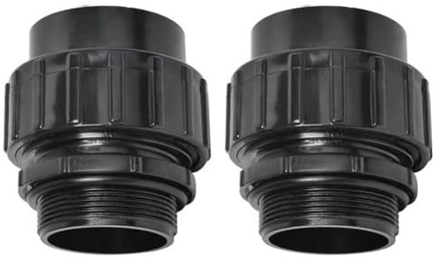 NINMORTH 2 x Sandpumpenanschluss, 3,8 cm bis 5,1 cm Rohre mit Gleitverbindungen, Pool- und Spa-Systeme