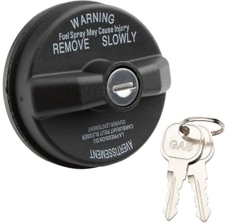 Tankdeckel für Autos Für Jeep Für Gladiator Für Wrangler Für Cherokee Für Liberty Für Commander Für Compass 2001–21 Abschließbarer Tankdeckel 5278655AB Auto-Tankdeckel