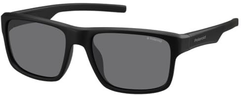Polaroid Herren Pld 3018/S Y2 Dl5 55 Sonnenbrille, Schwarz (Black/Grey), EU