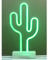 HAB & GUT -L232- NEON Kaktus LED Licht, Stehlampe, Dekolampe grün, Batteriebetrieb