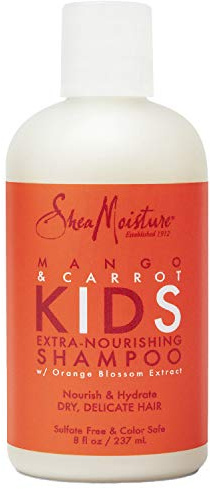 Sheamoisture Extra nährendes Shampoo für Kinder, Mango-Karotte mit Sheabutter, 237 ml