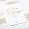 Goldene Postkarte Willst du meine Trauzeugin sein, Trauzeugin fragen, Karte, Geschenk