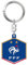 Fédération Francaise de Football Porte-clés Logo en PVC de la FFF Unisex-Adult, Bleu, 8cm