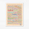 Poster Siegerländer Wörter (50x70 cm)