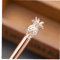 1.0mm Ananas Pens Nette Kugelschreiber, Rose Gold-metallfeder Für Bürobedarf Schule Schreibtisch-accessoires