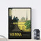 Nacnic Vintage Poster Weinleseplakat von Frankreich und Italien. Reisen nach Wien. A3 Größe