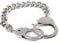 Armband Handschellen Armkette aus Edelstahl Länge 19-21 cm (19)