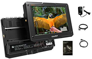 Lilliput H7 17,8 cm (7 Zoll) 4K DSLR Feldmonitor, ultrahell, 1800 nit, HDMI-Eingang, Ausgang, 1920 x 1200 IPS HDR, 3D-LUT & Farbraum, Pegelmesser, Histogramm, Fokuspeaking (H7 HDMI)