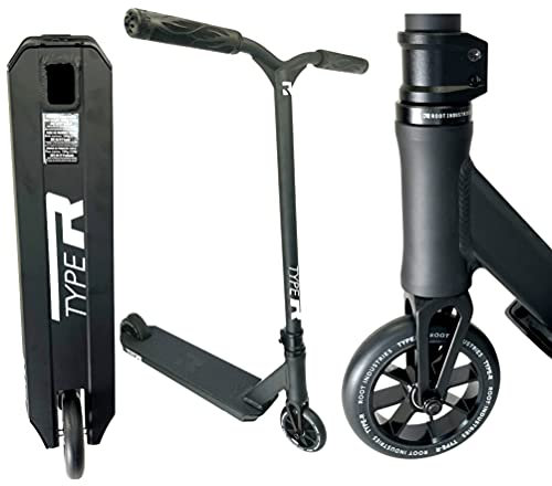 Root Industries R-Type Stunt-Scooter H= 82,5mm Park Trick Tretroller + Fantic26 Sticker (Schwarz)