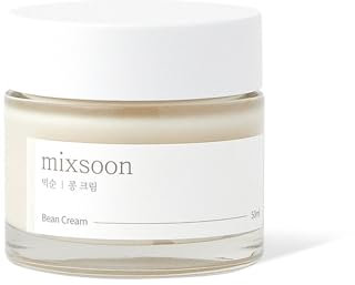 mixsoon Bean cream Vegansnail, Long-lasting Soothing Hydration Cream for face, Korean Skin Care 1.69 fl.oz 50ml