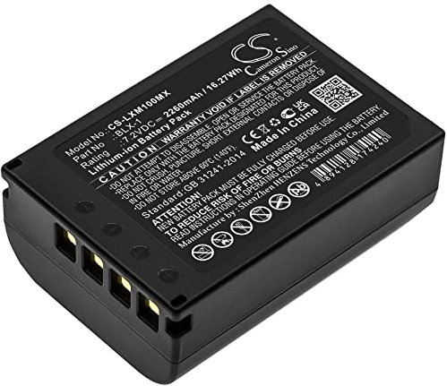 Techtek battery compatible with [Olympus] OM SYSTEM OM-1, OM-1 Mirrorless replaces BLX-1