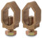 2PCS 5/8-Inch Direct Burial Copper Ground Rod Clamps Grounding Clamp,5/8