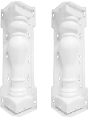 60X14 Cm Colonne Romaine Moule Balcon Jardin Piscine ClôTure Ciment -Corps PlâTre BéTon Moule Colonne Moule -Corps BâTiment