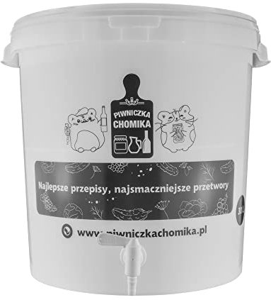 30L Fermentation Home Brewing/Wine Making Bucket with tap,airlock and Bung for Wine and Beer,Safety Side Carrying Handles,Easy Turn tap