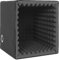 BQKOZFIN Portable Sound Recording Vocal Booth Box, Foldable Microphone Isolation Shield with High Dense Sound Absorbing Foam, Sound Dampening Filter for Sound Recording Podcasts Singing (Medium)