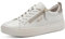 Tamaris COMFORT Damen Sneaker flach mit Reißverschluss Freizeit, Cremefarben (Offwhite Nappa), 38 EU
