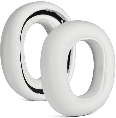 Levigo Coussinets de rechange en cuir protéiné pour casque sans fil - Isolation du bruit - Compatible avec Logitech G735, pièces de réparation de casque - Mousse à mémoire de forme souple