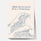 Enveable Poster Mighties Than The Waves Of The Sea Is His Love For You, blau, inspirierend, minimalistisch, christlich, Wandkunst, Wohnzimmer, ästhetisch, Heimkirche, Dekoration, Drucke, 40,6 x 61