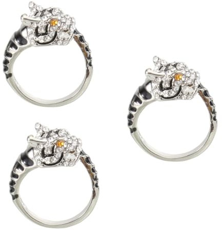 CALLARON 3-teiliges Elegantes Tier-set Mit Sternzeichen Verstellbare Fingerdekoration Für Hochzeitsfeiern