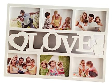 MAGICLULU Collage Bilderrahmen Love Für Dekorativer Fotorahmen Für Familienbilder Und Erinnerungen Retro-design Einfache