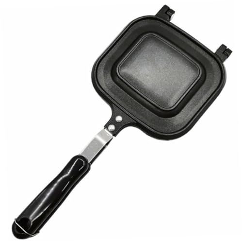 LIFKOME Frühstück Pfanne Pfanne Sandwich-toaster Der Eiergrill Sandwich Grill Sandwich Presse Bratpfanne Bratpfanne Gerösteter Sandwichmaker Aluminiumlegierung Brot