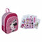 Kindergartenrucksack Minnie Mouse Mädchen - Personalisiert mit Name - Set Disney Kinderrucksack mit Mal- und Schreibturm 35-tlg.