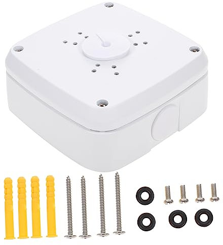 Homoyoyo Kasten Aufbewahrungsbox Mit Versteckter Linie Außenkameras -solarpanel Tv-Halterung Fernsehständer Kabelhalter Tv-ständer Anschlussdose Weiß Aluminiumlegierung Versteckte Linie
