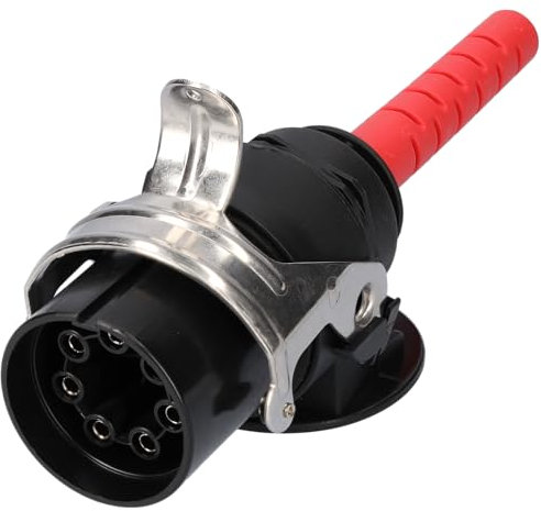 SAMETRUCK 24V Stecker mit Schraubkontakte 7Pol ISO 7638 LKW Anhänger Traktor Auflieger