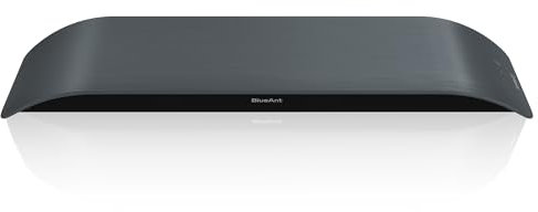 BlueAnt Soundblade Barre de son sous moniteur, puissante, 120 W, 2.1 canaux USB-C, Bluetooth 5.3 pour PC, Mac, pour streaming de contenu, musique et jeux (anthracite)